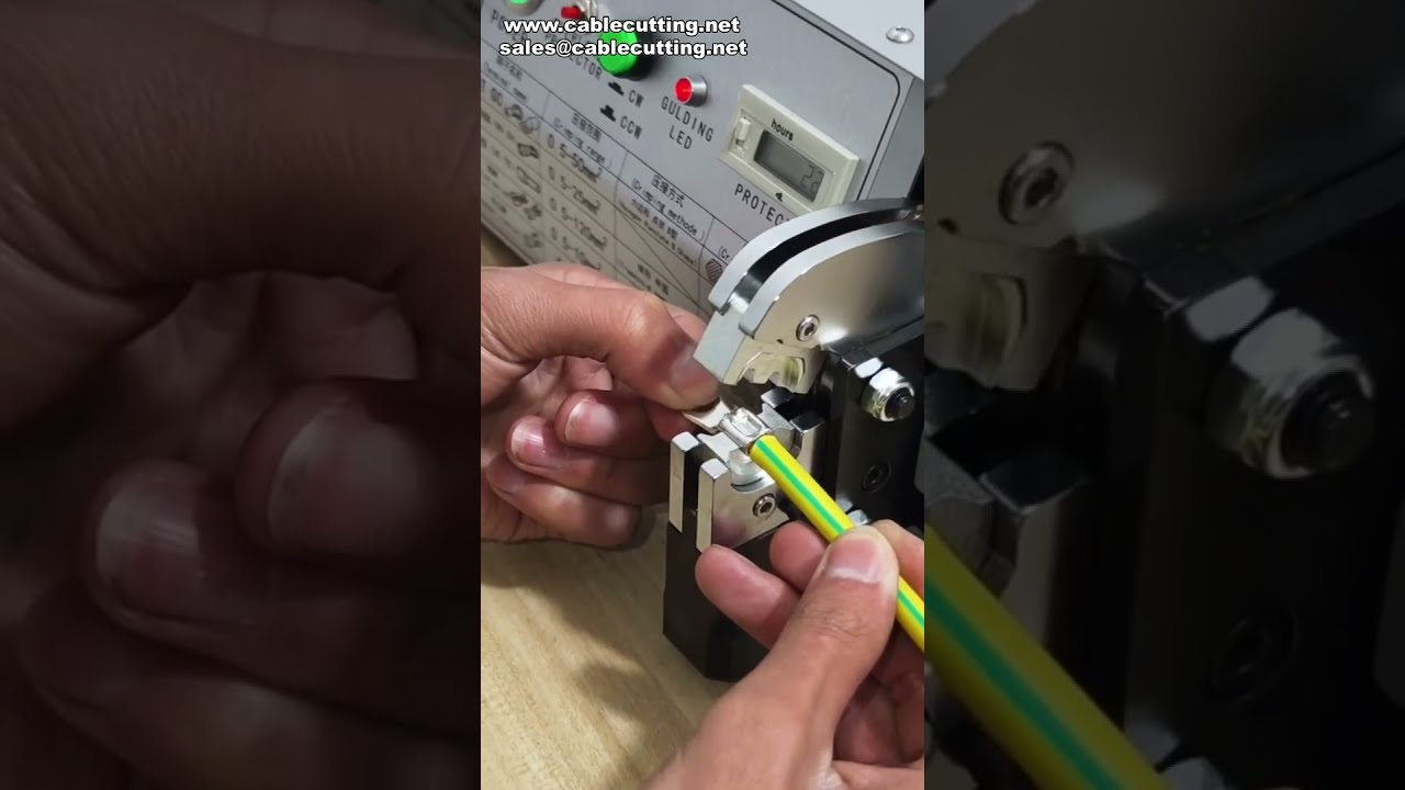 Pure Electric Terminal Crimping Machine for 0 5 70 sq mm Wires #factory #machine