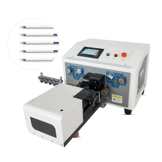 Stříhání, odizolování a skávání plochých dvouvrstvých kabelů WPM-320