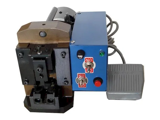 Systém stroje na krimpování krystalových hlav RJ45 WPM-PC - Poloautomatický krimpovací stroj