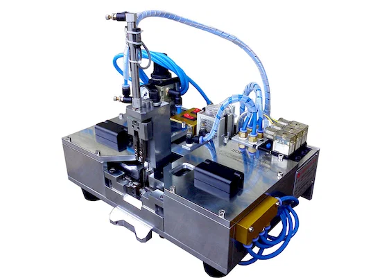 Odizolovávací stroj pro obě strany, kvalita WPM-903 - Poloautomatický drátěný kartáčovací stroj